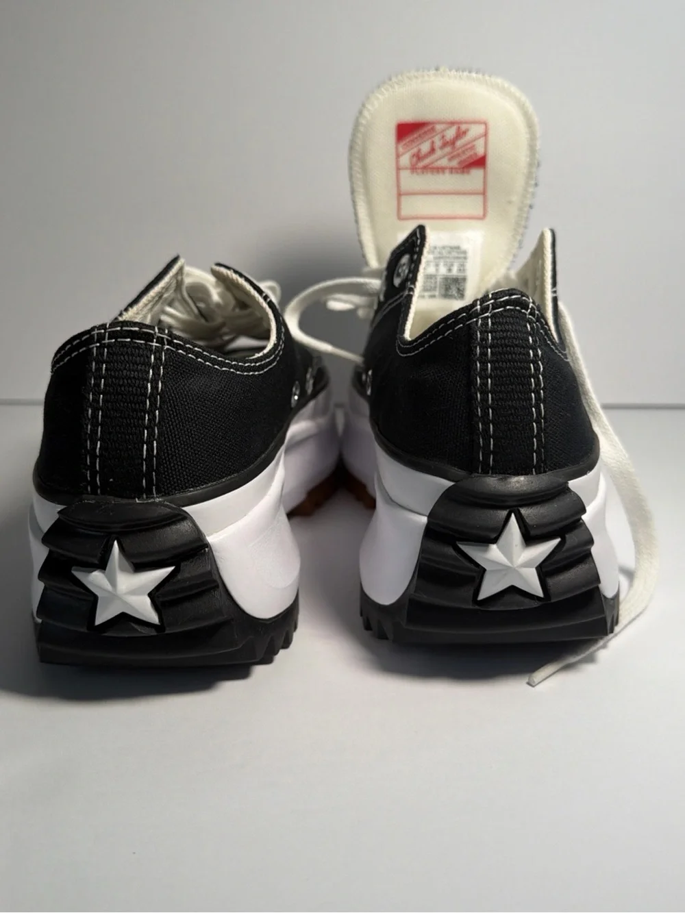 Run Star Converse Hike Low 'Black Gum' 168816C Unisex